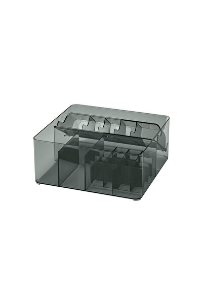 IKEA منظم خزانة ملابس عملي باللون الرمادي 32x31x9 سم