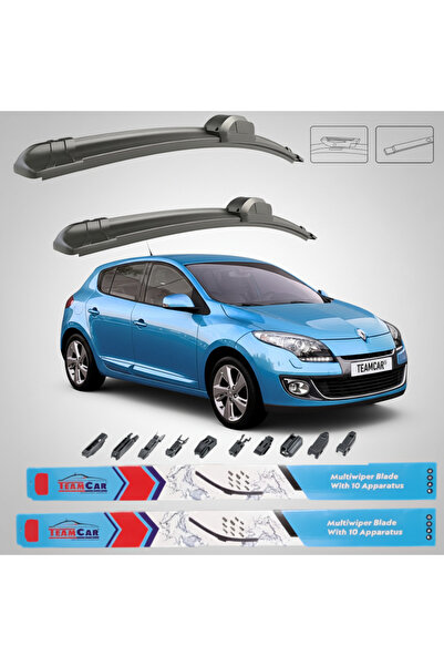 TEAMCAR Renault Megane III Hatchback Facelift (2012-2014) Σετ Υαλοκαθαριστήρω...