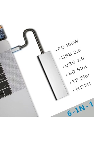 VONN Hub USB-C 6-în-1