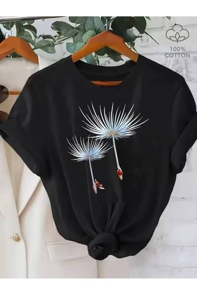 CLASSY.MODA Μαύρο Unisex Oversize T-shirt με στάμπα, Ανδρικό Γυναικείο, Άνετη...