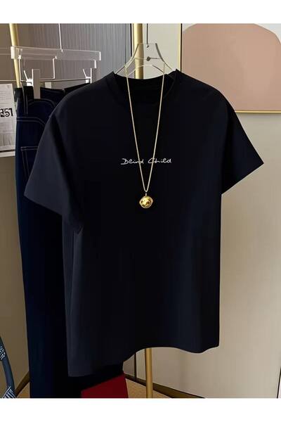 CLASSY.MODA Μαύρο Unisex Oversize T-shirt με στάμπα, Ανδρικό Γυναικείο, Άνετη...