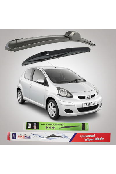 TEAMCAR ® Toyota Aygo Facelift 5-door (2009–2012) Wiper Blades | Full Set