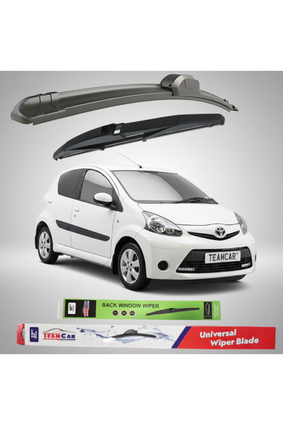 TEAMCAR ® Toyota Aygo (2005–2014) Wiper Blades | Complete Set