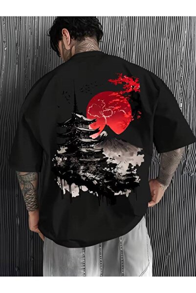 classy moda Μαύρο Unisex Oversize T-shirt με στάμπα, Ανδρικό Γυναικείο, Άνετη...