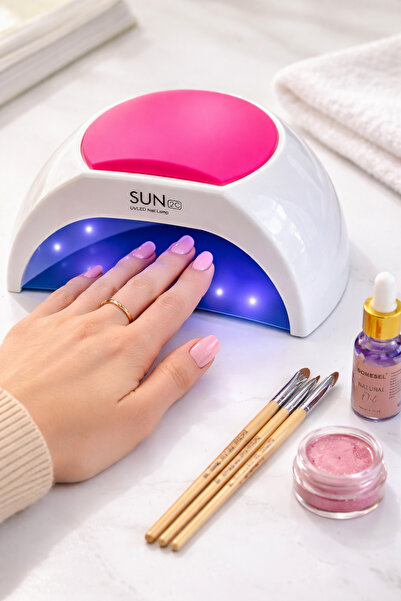 SUN SUN2C 48W Професионална UV LED лампа за гел и полуперманентни нокти + Под...
