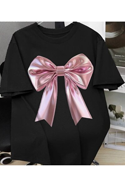 CLASSY.MODA Μαύρο Unisex Oversize T-shirt με στάμπα, Ανδρικό Γυναικείο, Άνετη...