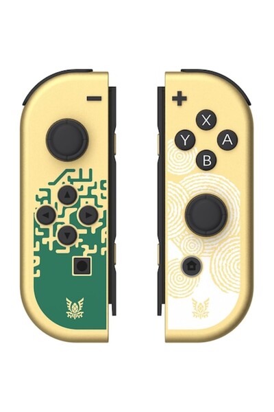 OEM Controler JOYCON pentru Nintendo Switch Zelda Tears of the Kingdom Auriu