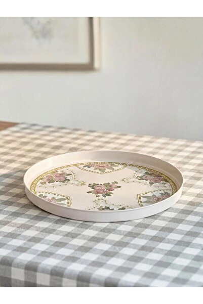 LC Waikiki Printed Metal Tray 35 cm (S6)