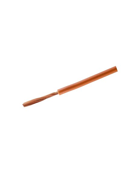 OEM Flexible electrical conductor, brown, MYF 2.5mm, copper, H07V-K, 100m roll
