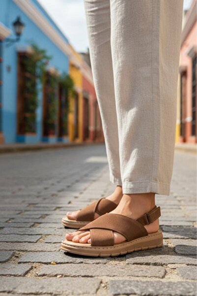 Ceyo Γυναικεία σανδάλια από γνήσιο δέρμα Ορθοπεδικά άνετα με χιαστί λουράκια ...