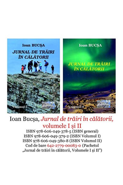 Editura ePublishers Pachetul „Jurnal de trăiri în călătorii, Volumele I și II”