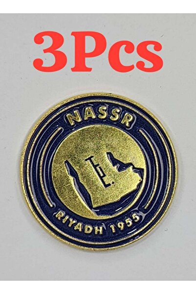 no markte مجموعة من ثلاث قطع، شعار نادي النصر المعدني للهواتف المحمولة والأجه...