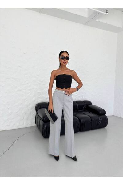 ZAVIXO Women's Flowered Fabric Pants Jn0016