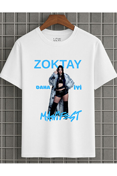 lovver تي شيرت مانيفست زوكتاي ذو تصميم خاص ومطبوع بجودة عالية وقابل للتنفس