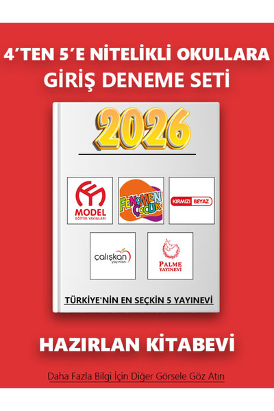 Fenomen Yayıncılık 4.SINIF TÜRKİYE GENELİ MART AYI EVDE DENEME SETİ