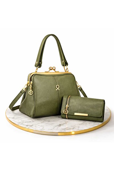 MODAMARKM SET COMBINAT MODERN DE LUX SPORTIV PENTRU FEMEI geantă SI portofel ...