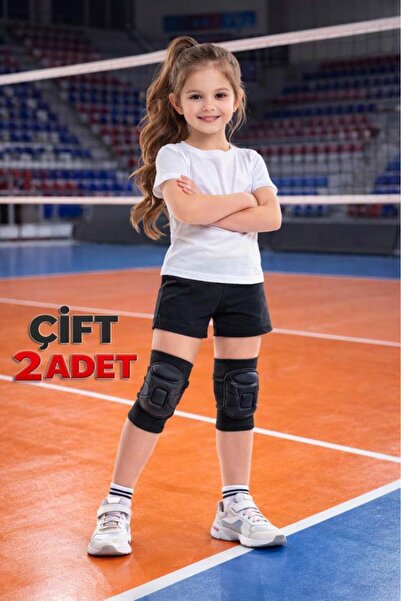 Liggo Çiftli Çocuk Voleybol Dizliği Kaleci Dizliği Kabartma Sünger Destekli
