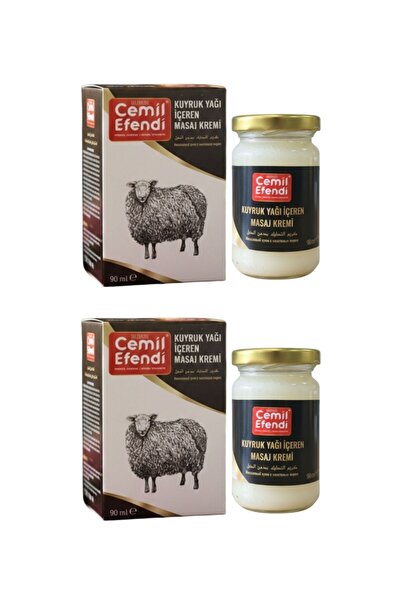 Cemilefendi Kuyruk Yağı içeren Masaj Kremi 90 ml Kuyruk Yağlı Krem 2 Adet