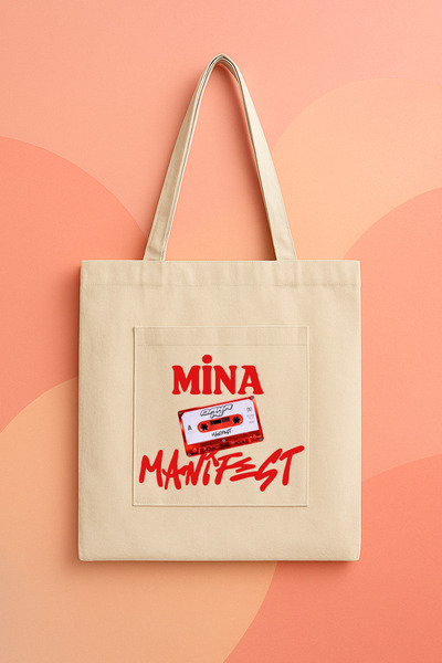 lovver Manifest Better New Song Design Cotton Premium Print Canvas Bag