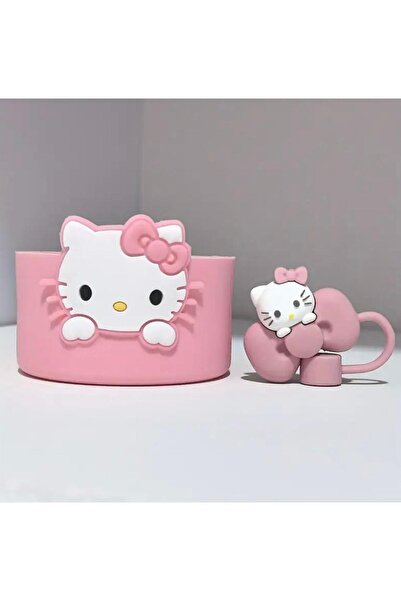 Freya 2 Parça Hello Kitty Model Aksesuar Seti Quencher