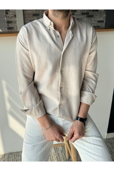 Beylerce Sofya Linen Regular Fit Shirt