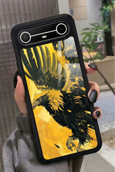 TECNO Spark Slim 5G Uyumlu Kartal Tasarımlı Glossy Premium Kılıf