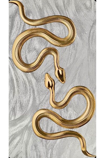 Limitless Design مجموعة ملصقات الثعبان الذهبية - ملصقات ديكور فاخرة وجمالية (...
