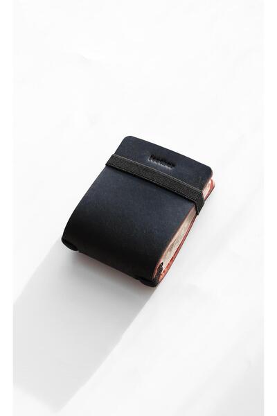 Leathur LYC CASH Nakit Cüzdanı-Hakiki Çift Kat Deri -100 banknot ve 7 kart ka...