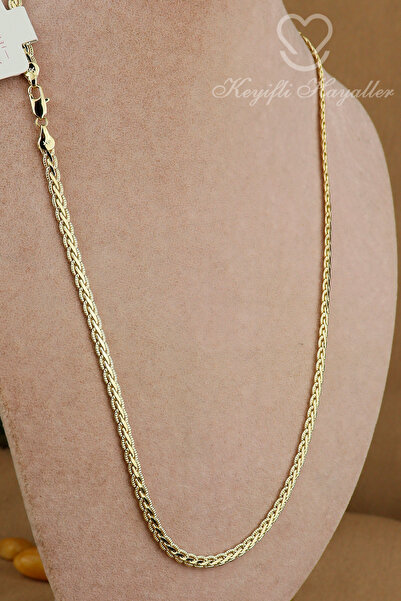 Keyifli Hayaller Xuping Kolye - Vip Xuping 4mm Kuyumcu Zincir 14K Gold 60cm Ş...