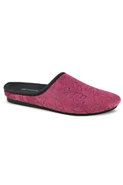 Ceyo Rı1U Burgundy Orthopedic Women's Slippers