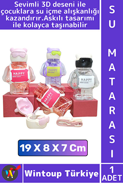 Wintoup # Water Bottle Children's Water Drinking Habit Office School Sports V...