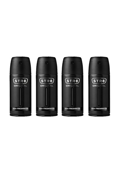 str8 Set 4x Deodorant Original Spray 48h pentru Bărbați, 150ml