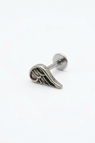Jaida Moda Unisex Melek Kanadı Tasarım Çelik Tragus Helix Piercing