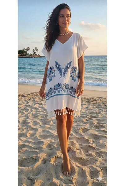 ELİTE NOVA SHOPPİNG Organic Bamboo Woven %100 Cotton Pareo – Casual Model Sta...