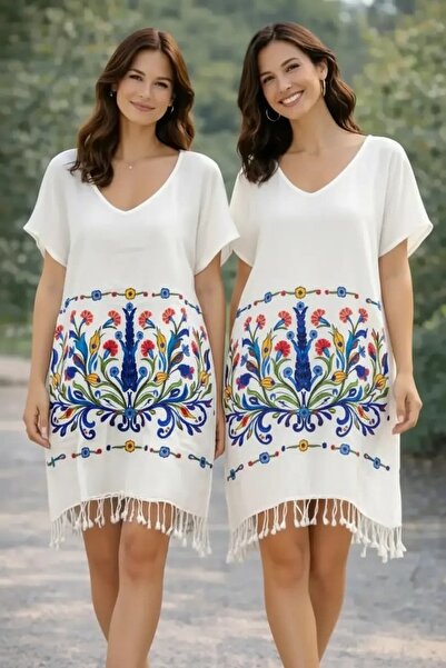 ELİTE NOVA SHOPPİNG Organic Bamboo Woven %100 Cotton Pareo – Casual Model Sta...