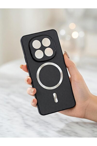 TECNOTREND Redmi Note 14 Pro Plus 5G Uyumlu Karbon Fiber Dokulu Elektro kapla...