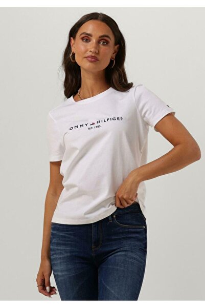 Tommy Hilfiger Curve  ".TommyHılFgeR." Γυναικείο μπλουζάκι.