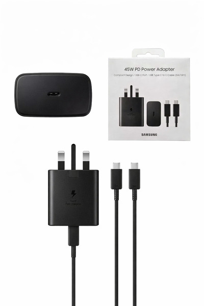 Generic Samsung Galaxy Official 45W Super Fast Charger 2.0 (with C to C cable)