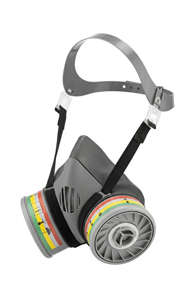 MFA HM-5100 Yarım Yüz Maske TPE Ekonomik Solunum Koruyucu Maske Endüstriyel K...