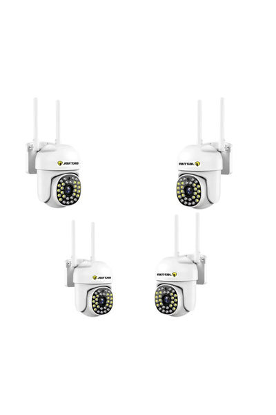 Jortan 4 x WiFi HD Surveillance Camera with Infrared IP66