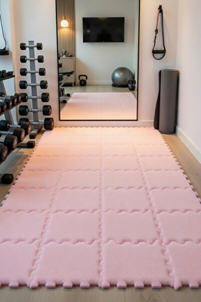 elicara Peluş 16mm Isı ve Ses Yalıtımlı Yapboz Halı 31x31 – Yumuşak Ortopedik...