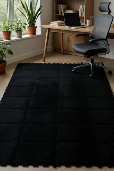 elicara Peluş 16mm Isı ve Ses Yalıtımlı Yapboz Halı 31x31 – Yumuşak Ortopedik...