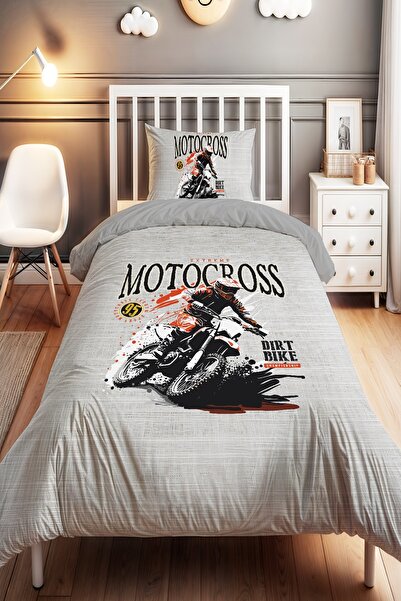 EVPANYA طقم غطاء لحاف للأطفال الرضع بنمط وحش السرعة