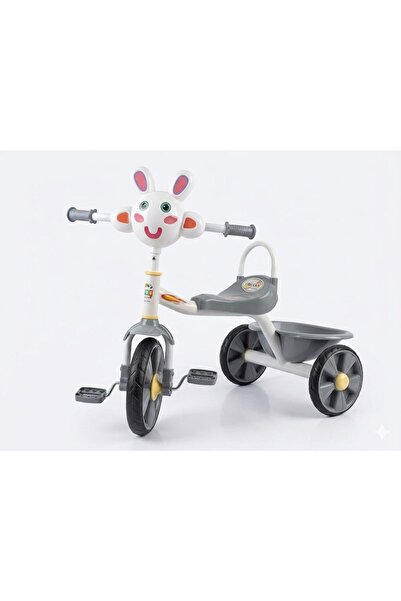 Kids Üç Tekerlekli Gri Bisiklet Metal Ve plastik Çocuk Bisikleti 3 Teker Bisi...