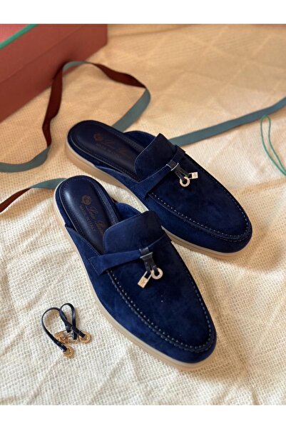 LORO Piana Women Blue white Trim Charm Walk