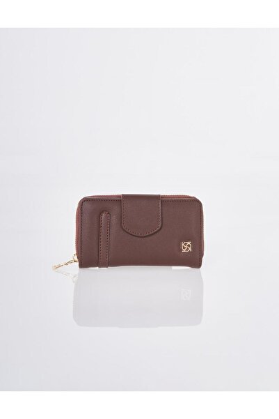 Kayra Covered Wallet Bitter Brown