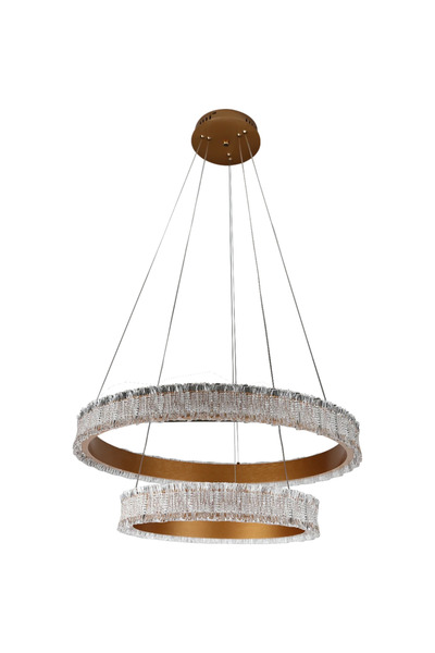 Graco Modern Gold Pendant Lamp, 3 Light Colors, 40 + 60 Cm, 125 W.