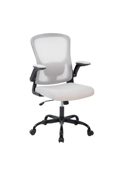 Garvee كرسي مكتب شبكي مريح ظهر عالي، دعم قطني قابل للتعديل، ذراعان قابلة للرف...