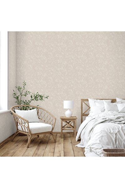 Adawall MUSE Koleksiyonu 25107-1 Krem Sıva Dokulu Duvar Kağıdı 1.06x15.6m, 16...