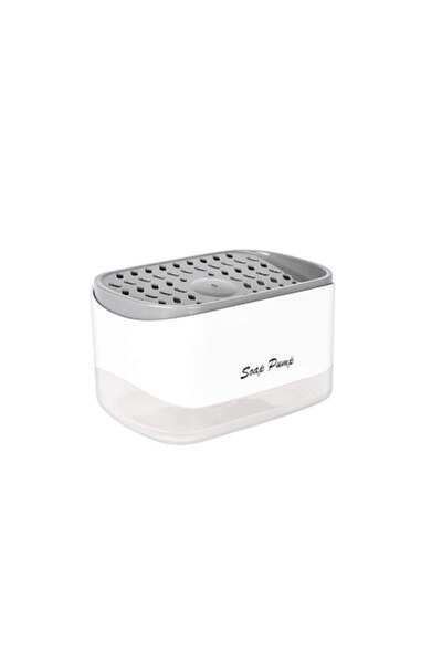 Sunmostar Δοσομετρητής σαπουνιού πιάτων με θήκη σφουγγαριού